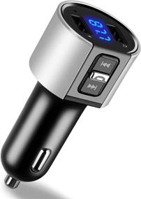 img 4 attached to Baile Wireless FM Transmitter for Car with Hands-Free Calling and Dual USB Charger - Ultimate Car Kit!