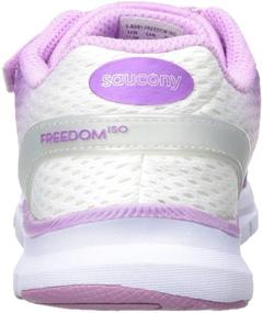 img 2 attached to 👟 Кроссовки Saucony Unisex Freedom для маленьких девочек: превосходный комфорт и стиль