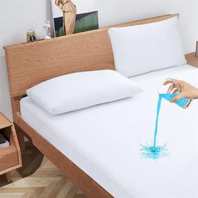 img 4 attached to Waterproof Mattress Protector Vinyl Hypoallergenic Protector