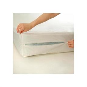 img 3 attached to 💦 Waterproof Deluxe Vinyl Zippered Full Encasement Crib Mattress Cover - 28" x 52" Standard Size