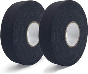 img 4 attached to 🏒 MEZUT Hockey Tape Cloth: Stretchable and Tearable Athletic Sport Tape for Hockey, Baseball - 2 Rolls, 1" x 27 yd