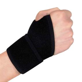 img 4 attached to Adjustable Tendonitis Arthritis Comfortable Compression Sports & Fitness