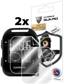 img 4 attached to Прозрачные пленки для защиты Garmin Approach G10 - ультра HD, невидимые (2 шт) - антицарапающая защита кожи с технологией самовосстановления и без пузырей