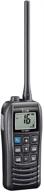 📻 icom vhf radio handheld floating 6w: compact, black, and reliable logo