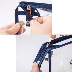 img 1 attached to WMZYIQI Multifunctional Transparent Toiletry Waterproof