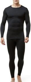 img 1 attached to Tesla TM MHS100 NVY_Medium Microfiber Fleece Bottom Men's Clothing for Active