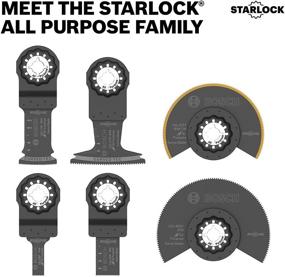 img 1 attached to 🔪 BOSCH OSL312T Starlock 3-1/2&#34; Titanium Bi-Metal Segmented Saw Blade: Efficient Multi-Tool Accessory