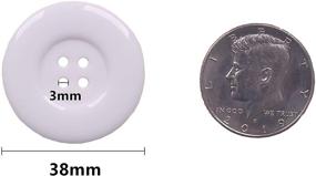 img 1 attached to Versatile and Stylish 12mm Mixed Plastic Button Sewing: Enhance Your Crafts with Ease