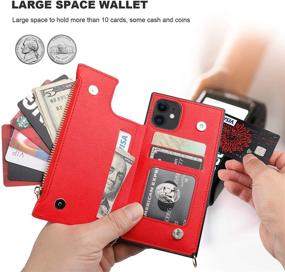 img 1 attached to Bocasal Crossbody Wallet Case For IPhone 11 Pro With Card Holder Cell Phones & Accessories