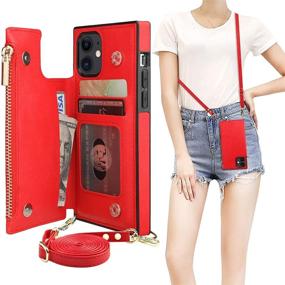 img 4 attached to Bocasal Crossbody Wallet Case For IPhone 11 Pro With Card Holder Cell Phones & Accessories