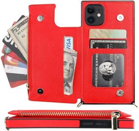 img 2 attached to Bocasal Crossbody Wallet Case For IPhone 11 Pro With Card Holder Cell Phones & Accessories