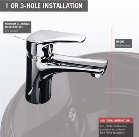 img 1 attached to 🚰 534LF PP Faucet: Effortless Single Handle Assembly for Your Bathroom