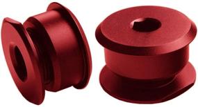 img 3 attached to DEWHEL Красные JDM Алюминиевые втулки кабеля переключения передач: улучшение производительности для Ford FOCUS ST & RS 2013-настоящее время 6-скоростных механических трансмиссий.