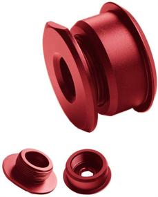 img 4 attached to DEWHEL Красные JDM Алюминиевые втулки кабеля переключения передач: улучшение производительности для Ford FOCUS ST & RS 2013-настоящее время 6-скоростных механических трансмиссий.