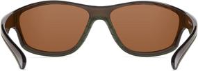 img 1 attached to Rapid Polarized Sunglasses - Crystal Olive Frame, 🕶️ Large Size (96100725) by Fisherman Eyewear - Brown Lens