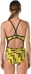 img 1 attached to Speedo Womens Endurance Angles Swimsuit Sports & Fitness and Water Sports
