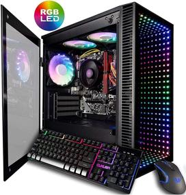 img 4 attached to 💻 CUK Continuum Micro Gaming PC with AMD Ryzen 3 and Radeon Vega 8 Graphics, 16GB RAM, 256GB NVMe SSD, 300W PSU, AC WiFi - Gamer Desktop Computer (No OS)