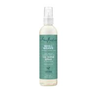 sheamoisture - лак для блеска волос для париков и наращивания wig and weave с маслом чайного дерева и маслом бораго, без парабенов, 8 унций. логотип