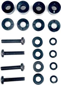 img 1 attached to 📺 Enhance TV Installation with ReplacementScrews M6 30mm Wall Mount Screws - Complete Universal Hardware Kit with Washers and Spacers for All TV Brands