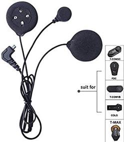 img 3 attached to FreedConn Microphone Headphone Motorcycle Interphone Car & Vehicle Electronics for Powersports Electronics