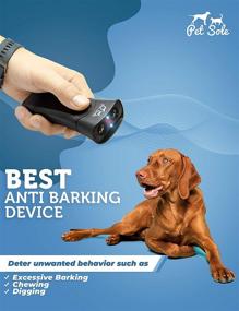 img 2 attached to 🐶 Stop Dog Barking Now! PETSOLE Ultrasonic Anti Barking Device - 3-in-1 Control Tool for Training, Handheld Trainer, Indoor/Outdoor Repellent