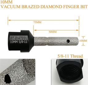 img 3 attached to Инструмент для фрезерования порцеляновой плитки DT DIATOOL из алмазного сплава: эффективное фрезерование порцеляны с точностью и эффективностью.