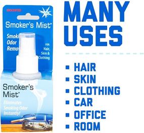 img 2 attached to 🚭 12 Bottles of Smoker's Mist Smoking Odor Remover (2 Fl. Oz. Each) - Eliminate Smoke Odor from Clothing, Vehicle, Household, and More. ...