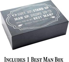 img 3 attached to 👔 Charming Groomsmen Groomsman Gift Proposal Chalkboard: Perfect for Asking Your Best Men!