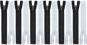 img 3 attached to 👗 YKK #3 Skirt & Dress Zipper - Wholesale Pack of 12 Zippers (6 Black, 6 White) - ZipperStop Authorized Distributor