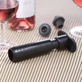 img 1 attached to 🍷 Le Creuset Wine Pump and 3 Stoppers, Cerise: Preserve Your Wine with Style