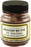 💚 vibrant olive green: deco art pmx-1105 jacquard procion mx dye, 2/3-ounce logo