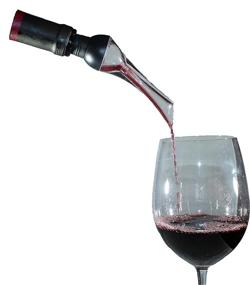 img 2 attached to 🍷 Wine Aerator and Pourer - Enhanced Pouring and Aeration Spout (Black) by Kitgets