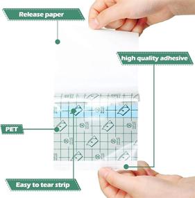 img 1 attached to Transparent Stretch Adhesive Waterproof Bandages