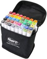 🖌️ mmfb arts premium dual tips markers (40 colors pack a) with extra pens – fine liner & brightener – double sided (fine & chisel) sketch for school kids, drawing artists, adult coloring & illustrations: a comprehensive review logo