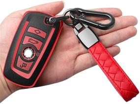 img 4 attached to Sindeda Leather Keychain Protection Compatible Interior Accessories