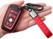 sindeda leather keychain protection compatible interior accessories logo