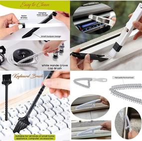 img 1 attached to 🧹 J&K Ink Window Cleaning Brushes: 13 Pcs Set for Effortless Cleaning of Window Gaps, Corners, Blinds, and Sliding Door Tracks