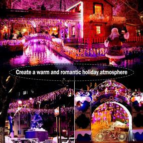 img 1 attached to Christmas Lights Outdoor 300 LED 99Ft String Lights 8 Modes