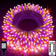 christmas lights outdoor 300 led 99ft string lights 8 modes logo