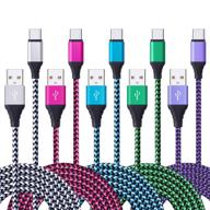 🔌 fivebox 5pack 6ft usb type c cable phone charger for fast charging motorola moto g8 g7 power/plus/play, g6, g6 plus(not for g6 play), x4, z4, z3, z3 play, z3 force, z2, z2 force, z droid logo