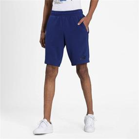 img 2 attached to Шорты PUMA Essentials средней серой меланжевой расцветки для мужчин, одежда и активный отдых
