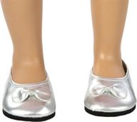 🥿 обувь для кукол springfield 18 дюймов: балетки - варианты упаковки могут отличаться логотип