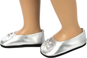 img 1 attached to 🥿 Обувь для кукол Springfield 18 дюймов: балетки - варианты упаковки могут отличаться