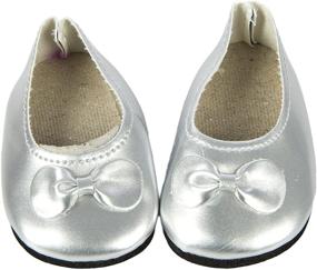 img 2 attached to 🥿 Обувь для кукол Springfield 18 дюймов: балетки - варианты упаковки могут отличаться
