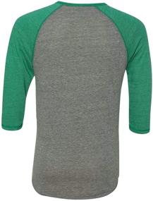 img 1 attached to 👕 SEO-Optimized Alternative Three Quarter Sleeve Henley with Raglan Detail