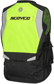 img 3 attached to SCOYCO JK116 Men's Breathable Mesh Racing Vest - CE Armored Power Sports Gear Protection