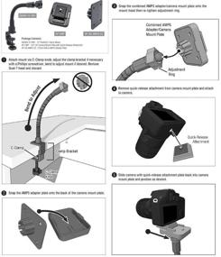 img 1 attached to Крепление на зажим для камер ARKON CMP186-12: универсальное черное крепление для Canon, Nikon, Sony, Fujifilm, Panasonic камер и споттинг-трубок.