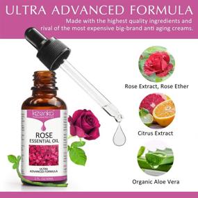 img 3 attached to 🌹 Rose Essential Oil - Smooth Anti Aging Wrinkles for Face and Body | Relaxation Vitamin C Skin Care - 30ml