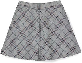 img 4 attached to 👗 Plaid Skirt for Girls by Hope & Henry – Dressy and Stylish Design