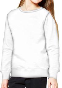 img 1 attached to 👕 ZFRXIGN Girls' Sports Sweatshirts & Hoodies Boys Pullover Tops: The Perfect Blend of Style and Performance